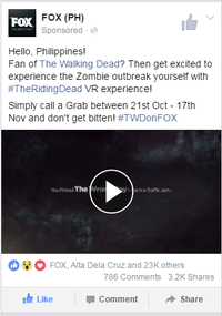 The Walking Dead - Facebook mobile Feed